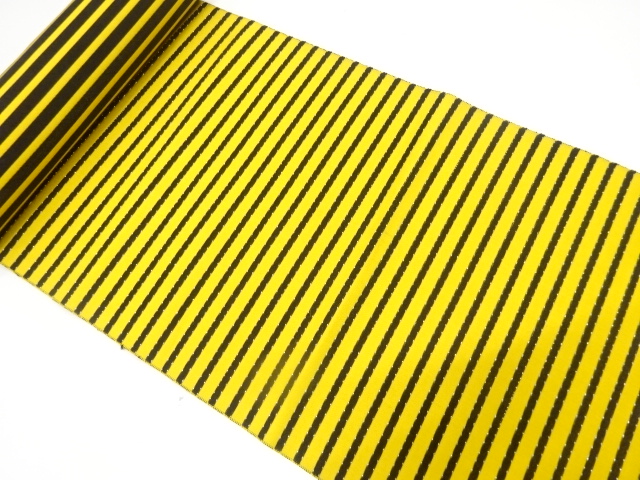 アンティーク　横段模様織り出し　八寸帯地反物